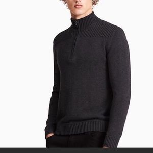 Calvin Klein 1/4 Zip Sweater Black Men’s Size XL
